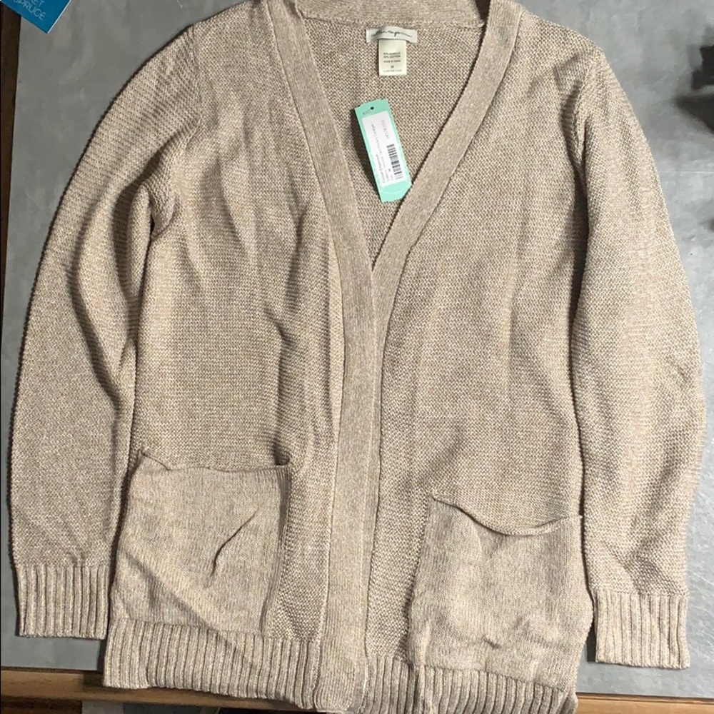 Cotton Emporium Vallerie Texture Pocket Cardigan